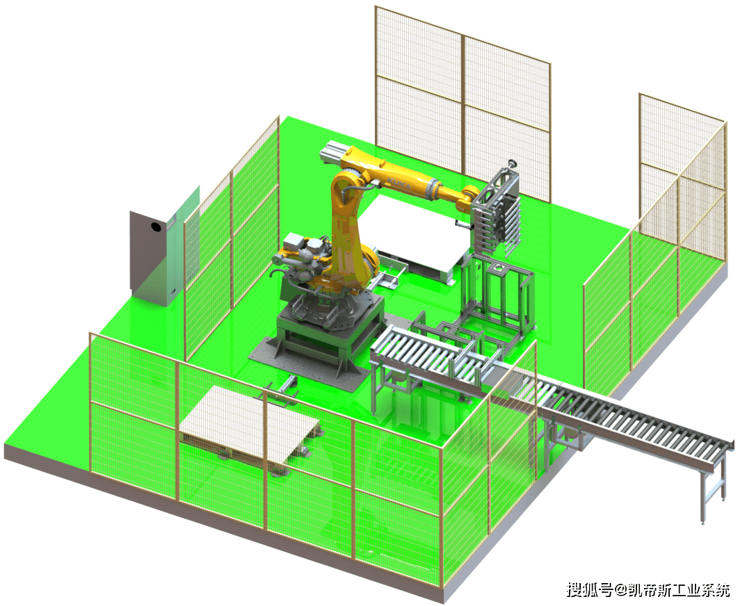 智能工廠物料流轉(zhuǎn)、搬運、碼垛機器人